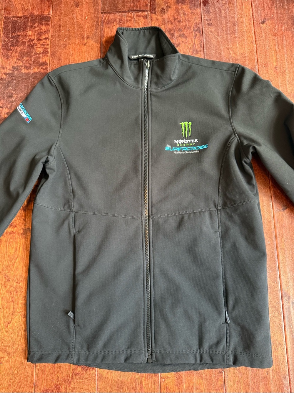 Men’s Port Authority Black Monster Energy Supercross Soft-Shell Jacket